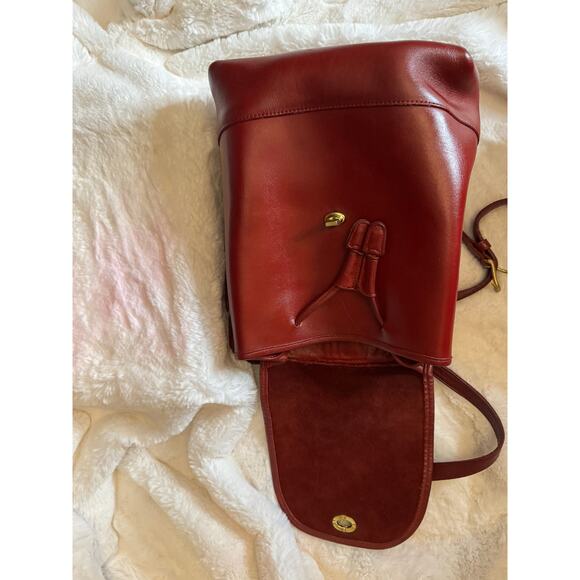 Coach Vintage City Backpack in Red – Beautifully Restored - Picture 13 of 14